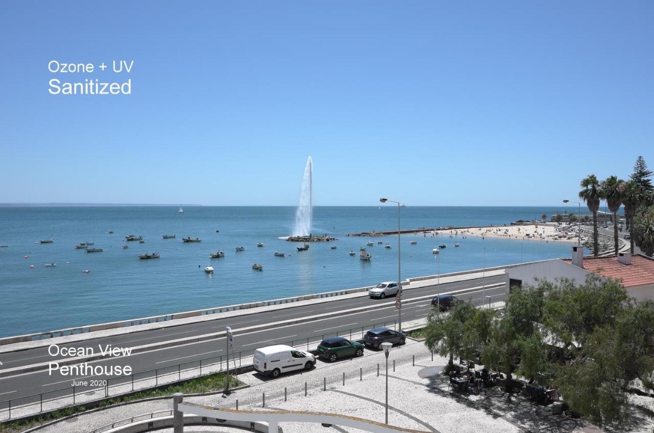 Ocean View Penthouse Apartment Paço de Arcos Exterior foto